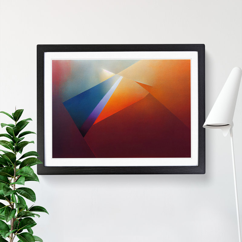 Beautiful Abstract - Single Picture Frame Print, Black Framed, 34cm H x 46cm W x 2cm D