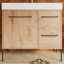 Meuble-lavabo autoportant 35,4 po avec plateau en résine-133699744