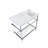 Fireclay Rectangular Console Bathroom Sink with Overflow-49500061-119116969