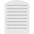 Arch Top Surface Mount Functional Brickmould Frame PVC Gable Vent-43316638