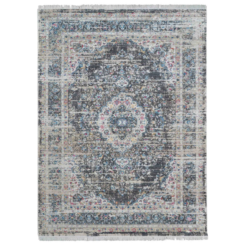 Tapis lavable Beier Multicolor, Rectangle 1 pi 8 po x 2 pi 10 po