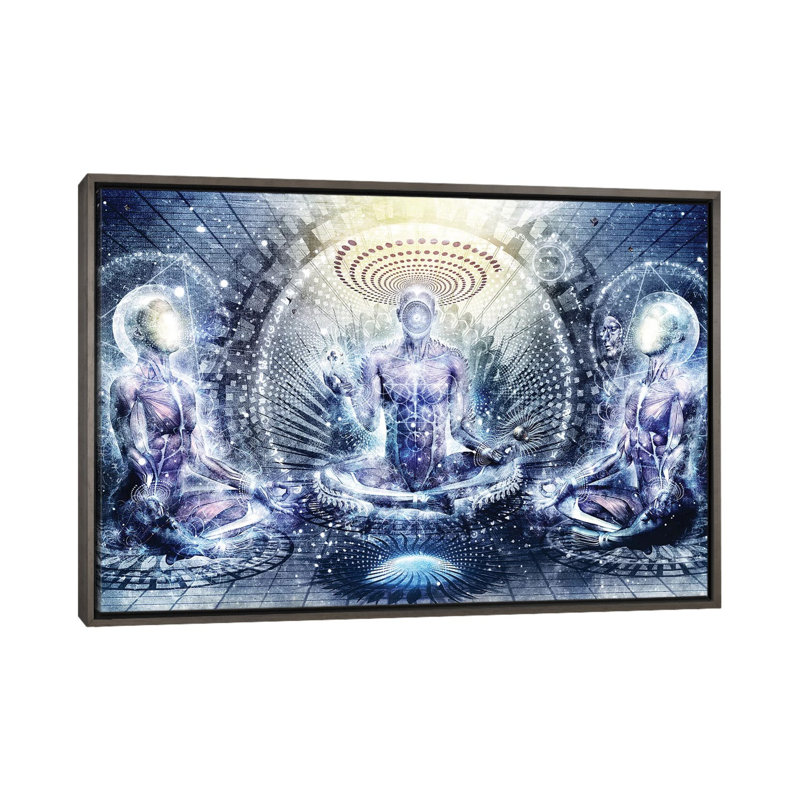 « Awake was so beautiful » par Cameron Gray-impression d’art graphique, H 18 po x l 26 po x P 1,5 po, Pas de tapis
