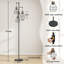 Andriel 175CM Polished Floor Lamp 3 Dimmable Lights, Standing Reading Light Lamp For Bedroom, Living Room