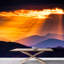 Grand papier peint auto-adhésif Colorful Autumn Sunrise Over The Smoky Mountains-93996767