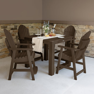 Anette 4-Person 42" Square, Counter-Height Dining Set