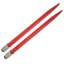 Paire de lances à foin de 39 po, capacité de 3000 lb, lances à balles carrées à fixation rapide 1 3/4 po, fourches à balles à revêtement rouge, pique à foin avec écrou hexagonal et manchon pour chargeurs