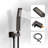 Thermostatic Luxury Ceiling-Mounted Shower Combo – 10" Rainfall Shower Head & Handheld with Self-Cleaning Nozzles | Easy USA Install-97571313