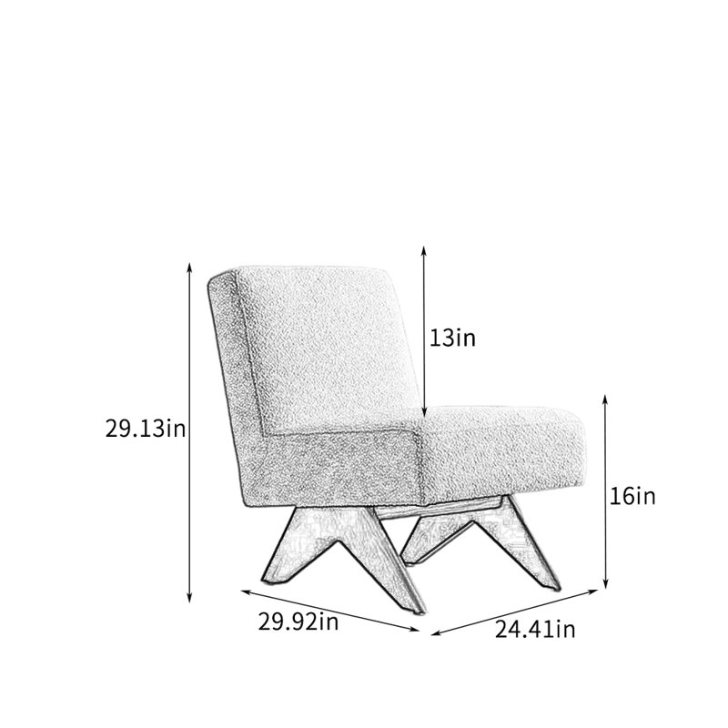 Chaise de loisirs Wabi-sabi, Brun