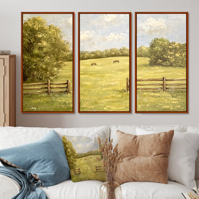 Kentucky Bluegrass Country Charm I  Kentucky Wall D&eacute;cor Set