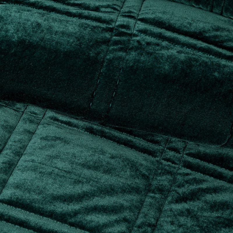 Wildes Bedspread, W220 x L240cm, Dark Mint