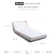 Big Joe Lux Chaise Premium Inflatable Pool Float, Black and White Cape Stripe, UV Protected