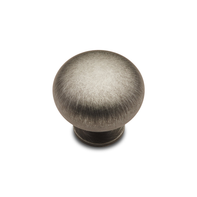 Poignée globe Globe CK Series, H 1,25 po x l 1,25 po x P 1,06 po, Nickel vieilli