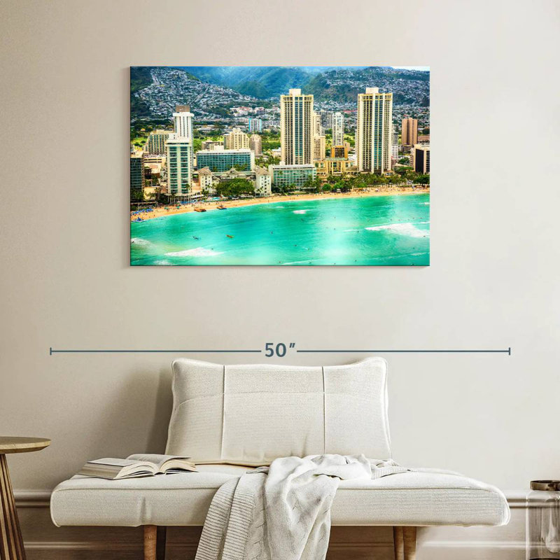Gillard Waikiki Beach, H 26 po x l 39 po