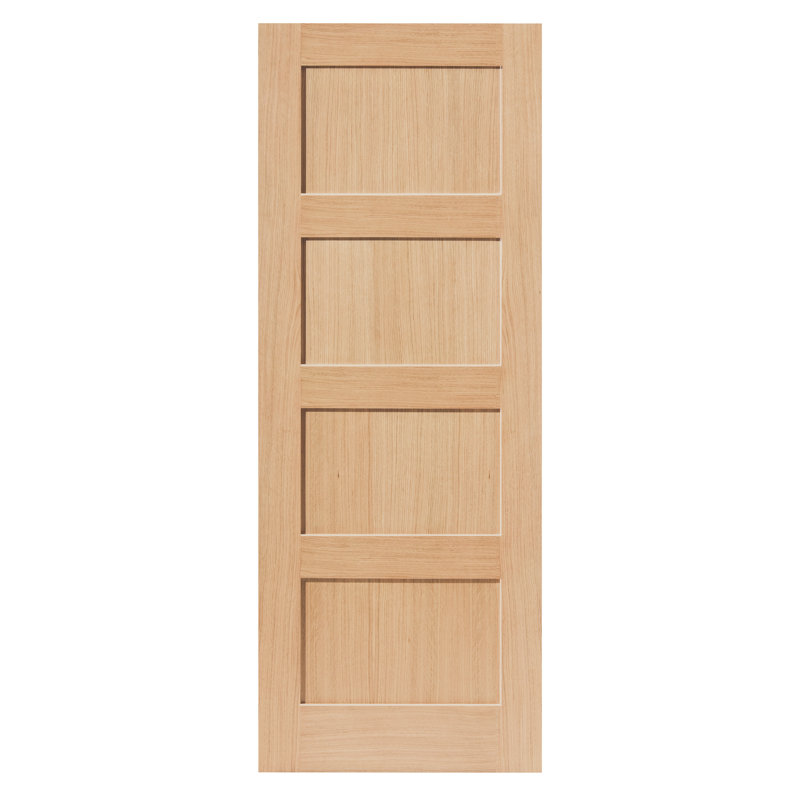Snowdon Oak Internal Door Unfinished, 198.1cm H x 61cm W x 3.5cm D