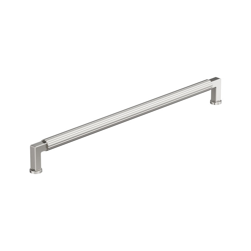 Poignée d'armoire de centre à centre, 18", Nickel poli