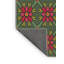 Tapis vert / rouge à motif floral Winklevoss-625264417