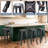 30 Inch Black Metal Bar Stools,Count High Bar Stools,Set of 4-190299435-190299433
