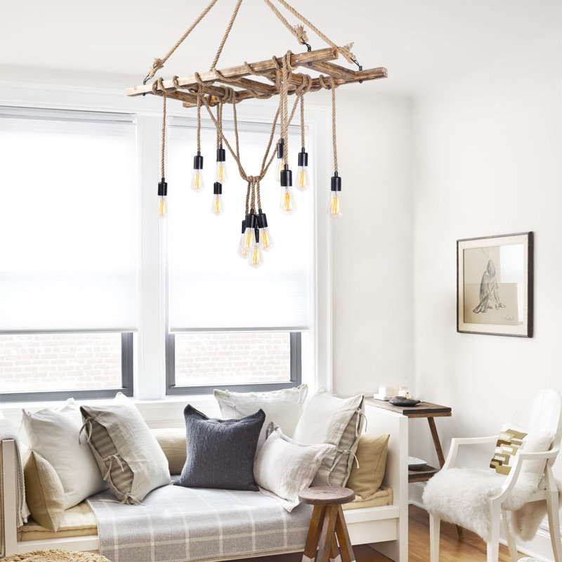 Kaylee 12 - Light Brown/Black Pendant
