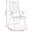 Chaise de jardin pliante en bois massif brun acacia-132401891