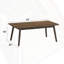 Table basse en noyer