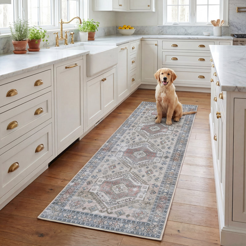 Tucson Performance Machine Washable Oriental Rug, Runner 2'6" x 8'