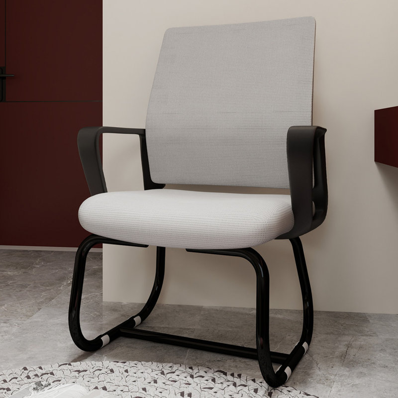 Chaise de bureau moderne minimaliste - structure en métal, douce et confortable, pour la maison et le bureau, disponible en plusieurs couleurs