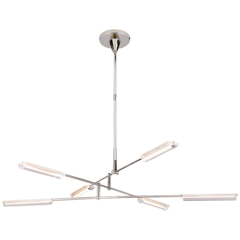 Ralph Lauren Daley 8 - Light Large Chandelier, Polished Nickel