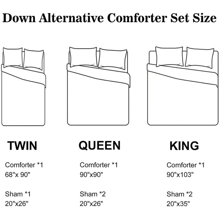 Winston Porter Azekiel Microfiber Sateen Comforter Set & Reviews | Wayfair