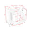 Meuble-lavabo vintage 30 po avec lavabo en céramique, tiroir de rangement et tablettes réglables-1055423532
