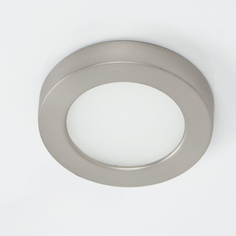 HR90 LED Edge Recessed Button Light Trim, 2700K Colour Temperature