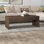Table basse cannelée 48 po Lawrence