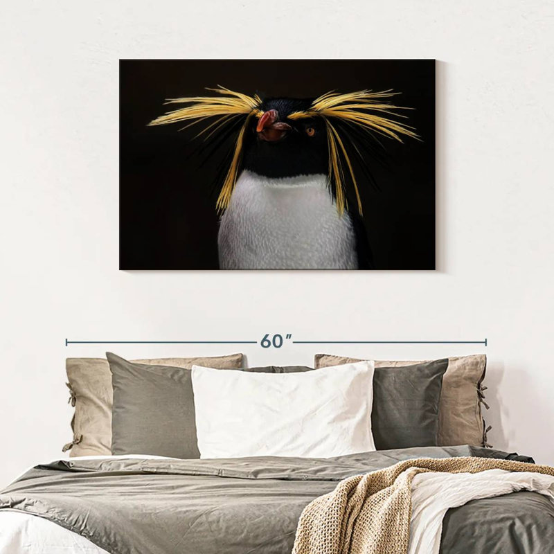 Crowle Southern Rockhopper Penguin, 30" H x 45" W