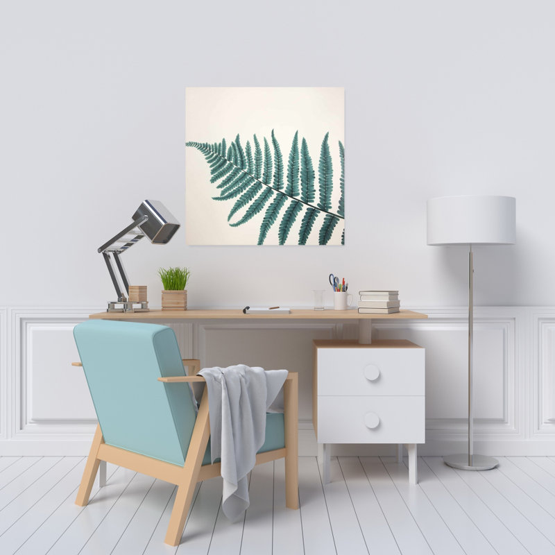 Magnifique toile de fougère - décoration florale et botanique verte pour chambre à coucher