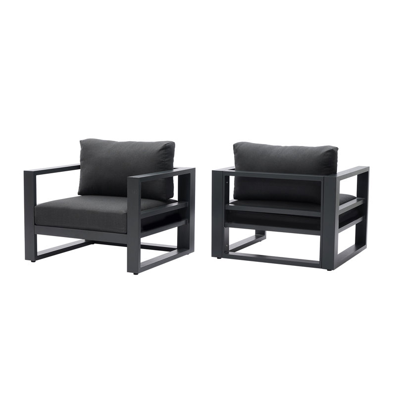 Ridgetop Powder Coated Aluminum Outdoor Lounge Chair