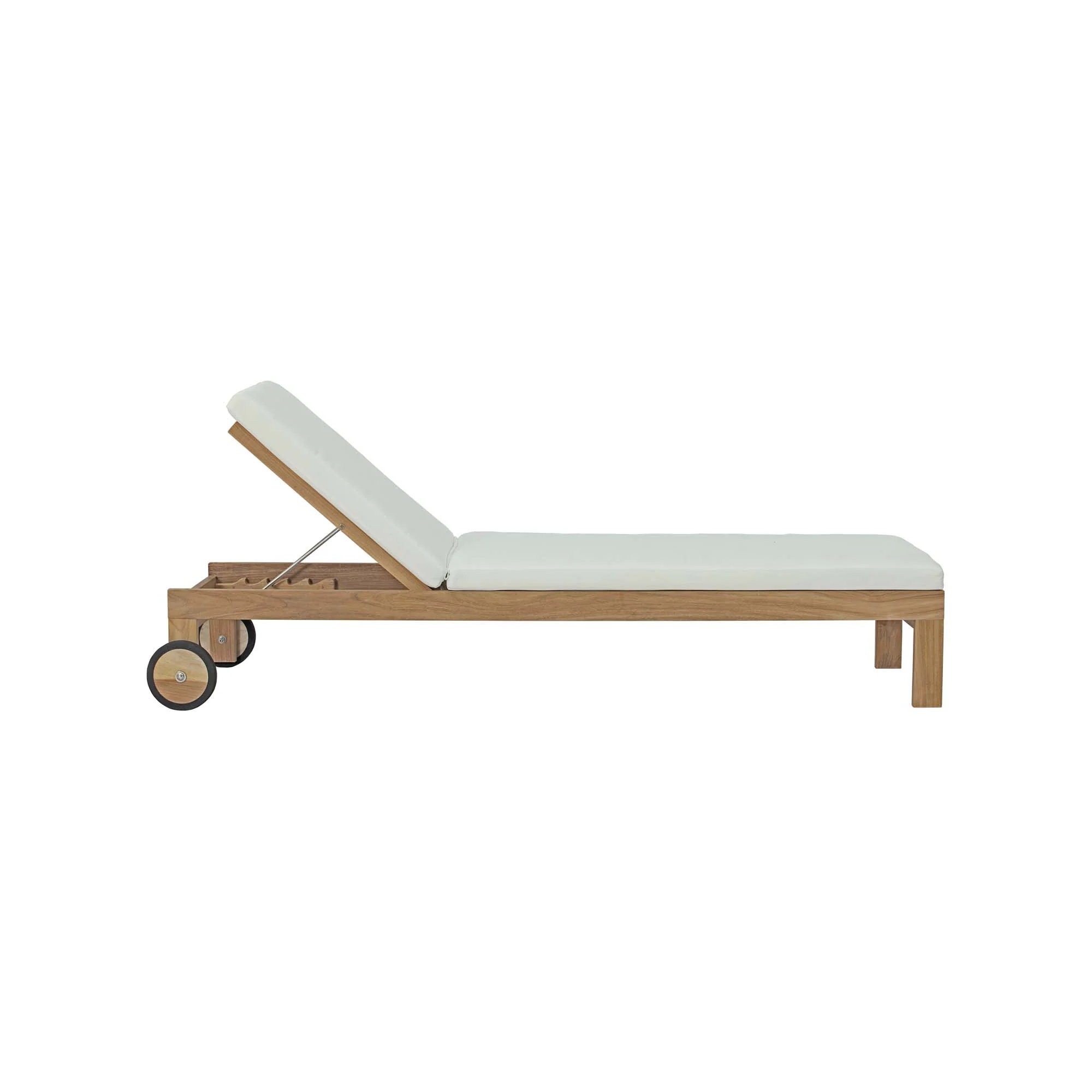 Upland Outdoor Patio Teak Chaise