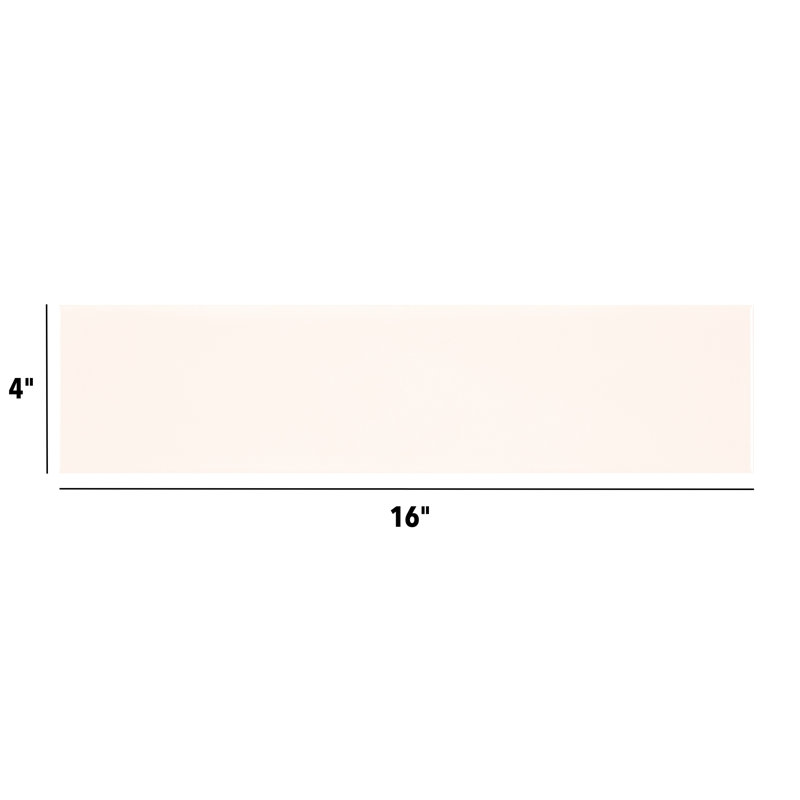 Kreative Studio 4 in. x 16 in. Porcelain Wall Tile (16.73 Sq. Ft. / Case), Arctic Gloss