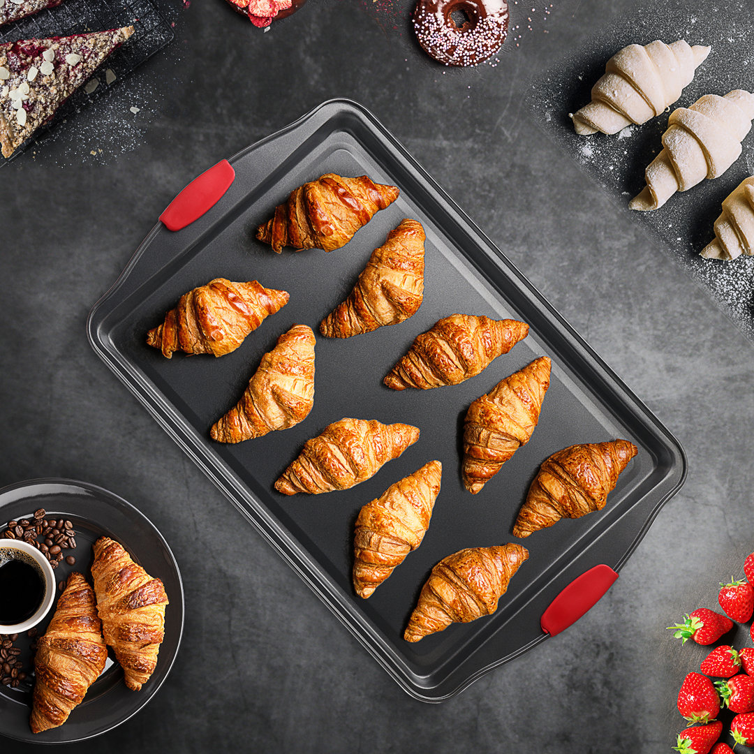 Joytable Non-Stick Steel 2 Piece Baking Sheet Set