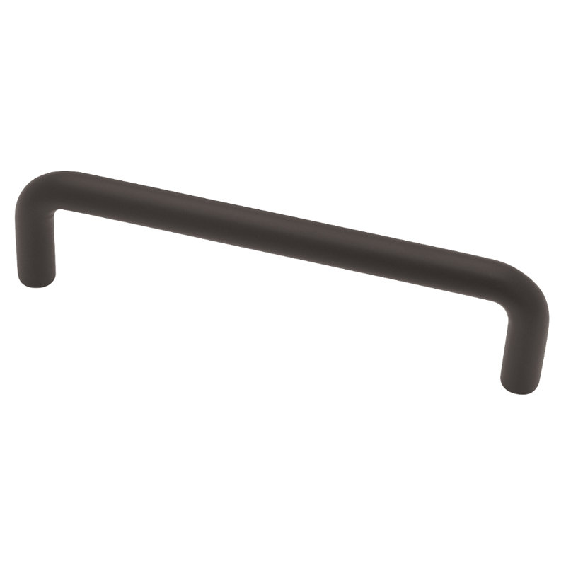 Poignée barre 4 po Builders Program, Noir mat, 4"