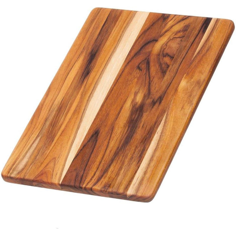 Teakhaus Edge Grain Rectangle Cutting & Se rving Board, 14" x 10"
