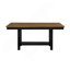Modern Farmhouse 2-Tone Black Brown Finish 6PCS Dining Table With Storage Shelf, Bench & 4 Side Chairs