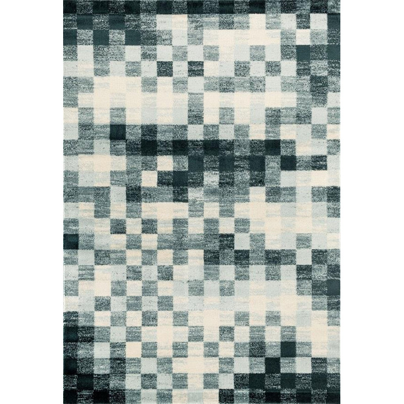Tapis bleu clair Bethina, Rectangle 8 pi x 10 pi