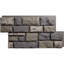 Panneau de faux pierre EverStone Regal, l 47 3/4 po x H 24 3/4 po x P 1 3/4 po, couleur granite minuit-129621812
