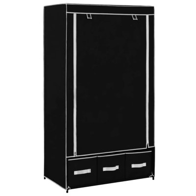 Alrik Steel Wardrobe