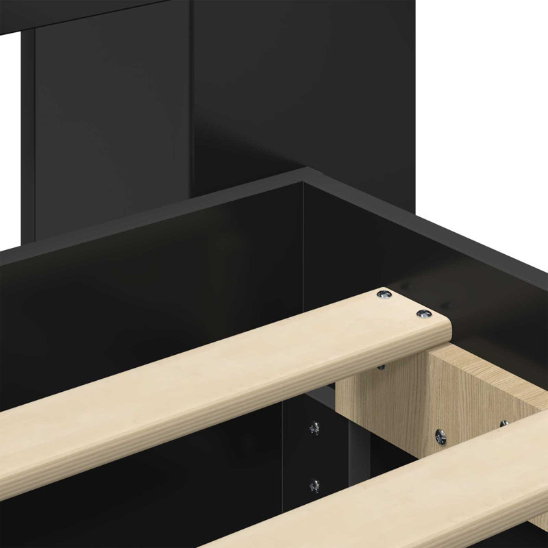 Bed, Black, Small Single (2'6)