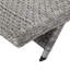 Chaise longue en osier Crete