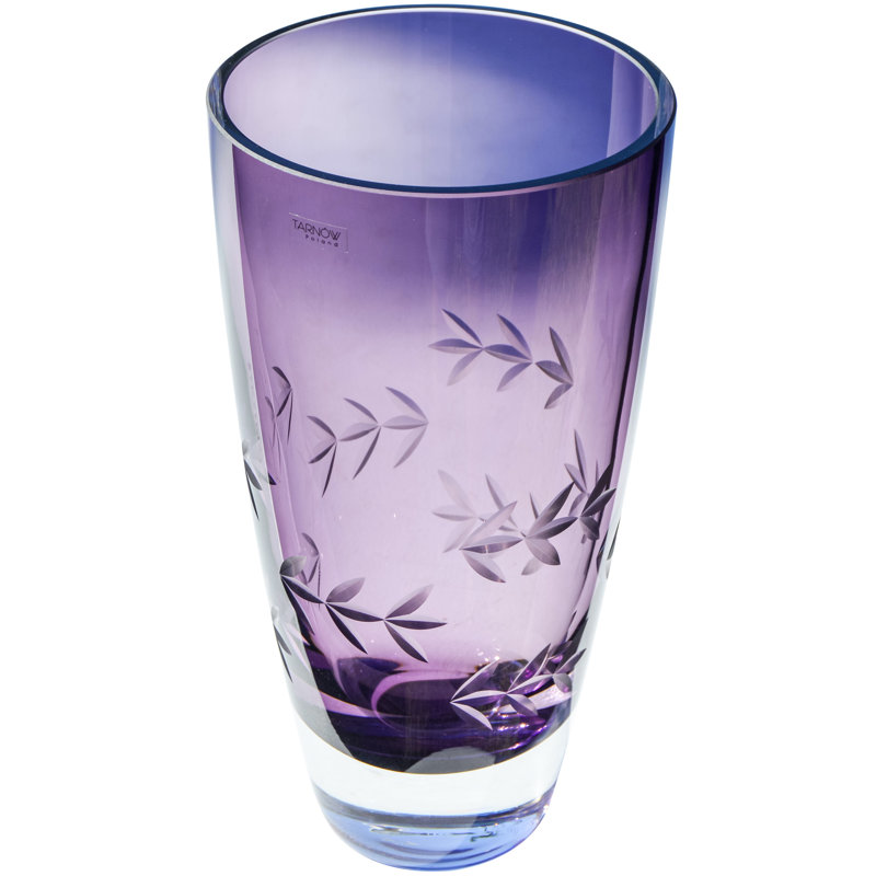 Handmade Crystal Table Vase