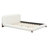 Paris Boucle Upholstered Platform Bed With Thick Headboard & Solid Wood Legs-118728776