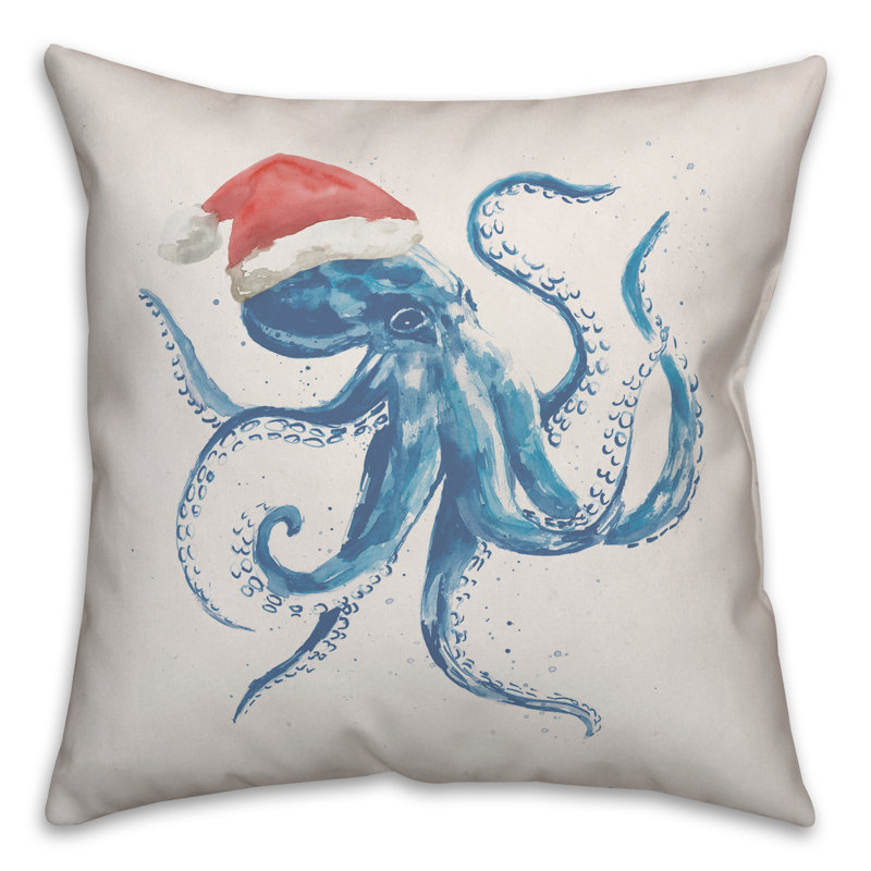  Santapus Square Throw Pillow