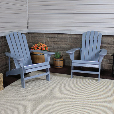 Chaise Adirondack en bois massif Candelario