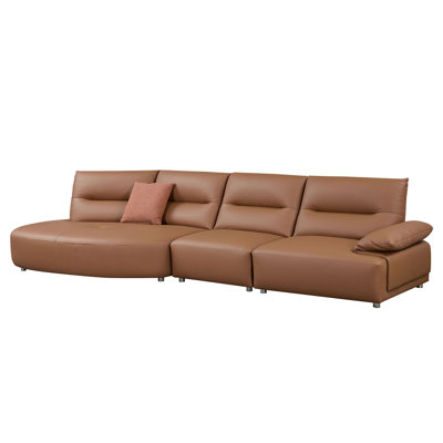 3 - Piece Upholstered Sectional -  Orren Ellis, 06E3D16839B045448544B704EF886432